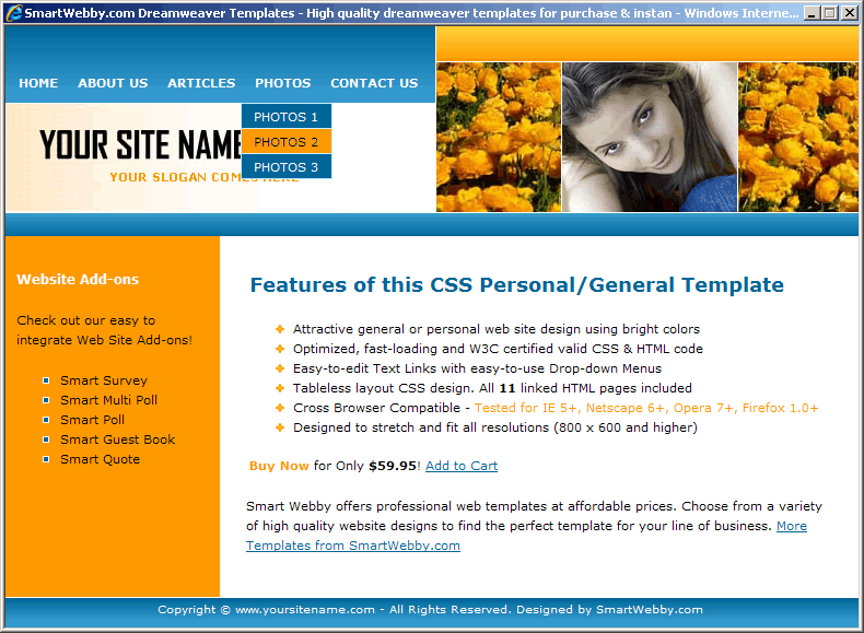Free Css Website Templates Dreamweaver