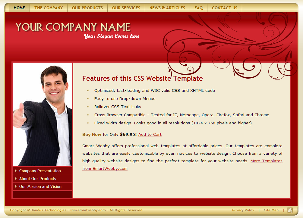 Easy Family Site Template Web