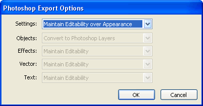 Photoshop Export Options