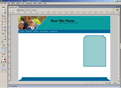  Template 102 [Family/Personal] - Adobe Fireworks View