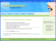 CSS dreamweaver template 111 - business