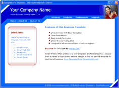 CSS dreamweaver template 25 - business