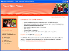 CSS dreamweaver template 51 - family/personal