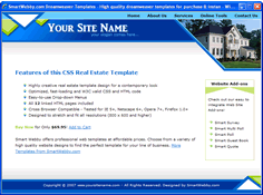 CSS dreamweaver template 125 - real estate