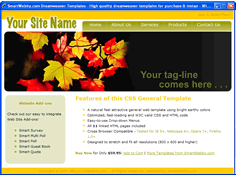 CSS deamweaver template 126 - general